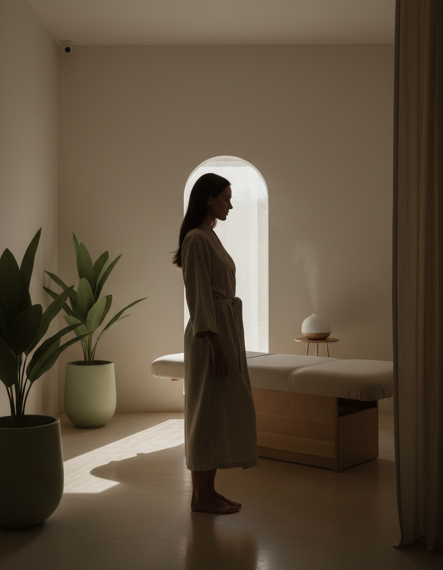 Cuidado corporal em ambiente de estética